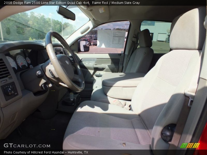 Flame Red / Medium Slate Gray 2008 Dodge Ram 2500 Lone Star Edition Quad Cab 4x4