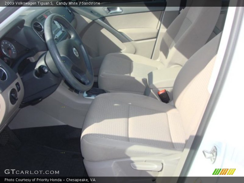 Candy White / Sandstone 2009 Volkswagen Tiguan S