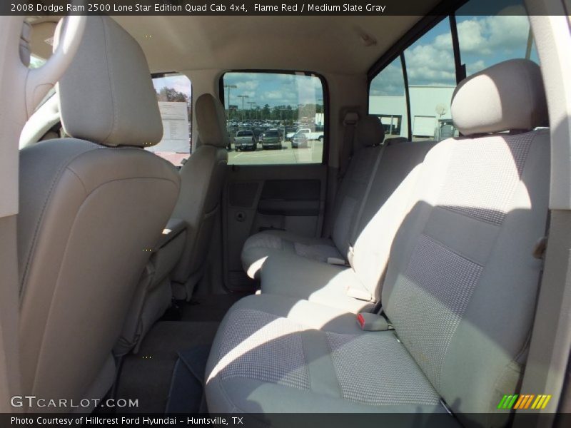 Flame Red / Medium Slate Gray 2008 Dodge Ram 2500 Lone Star Edition Quad Cab 4x4