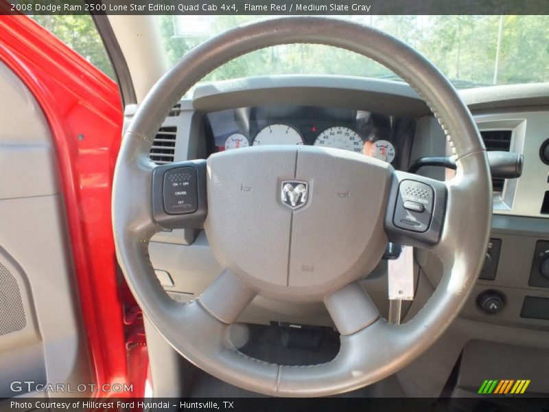 Flame Red / Medium Slate Gray 2008 Dodge Ram 2500 Lone Star Edition Quad Cab 4x4