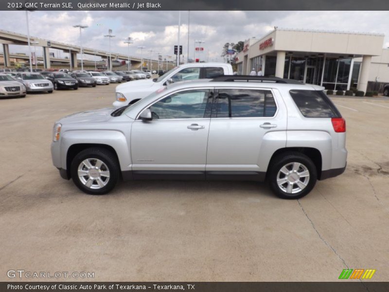 Quicksilver Metallic / Jet Black 2012 GMC Terrain SLE