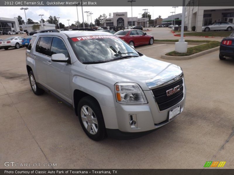 Quicksilver Metallic / Jet Black 2012 GMC Terrain SLE