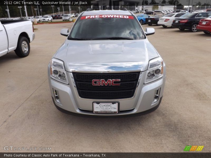 Quicksilver Metallic / Jet Black 2012 GMC Terrain SLE