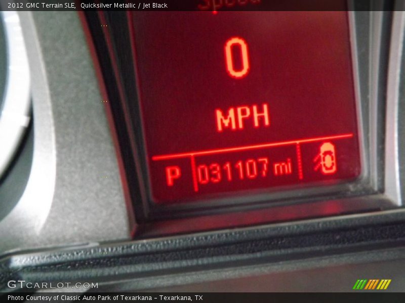 Quicksilver Metallic / Jet Black 2012 GMC Terrain SLE