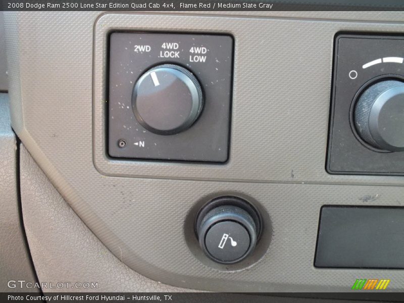 Flame Red / Medium Slate Gray 2008 Dodge Ram 2500 Lone Star Edition Quad Cab 4x4