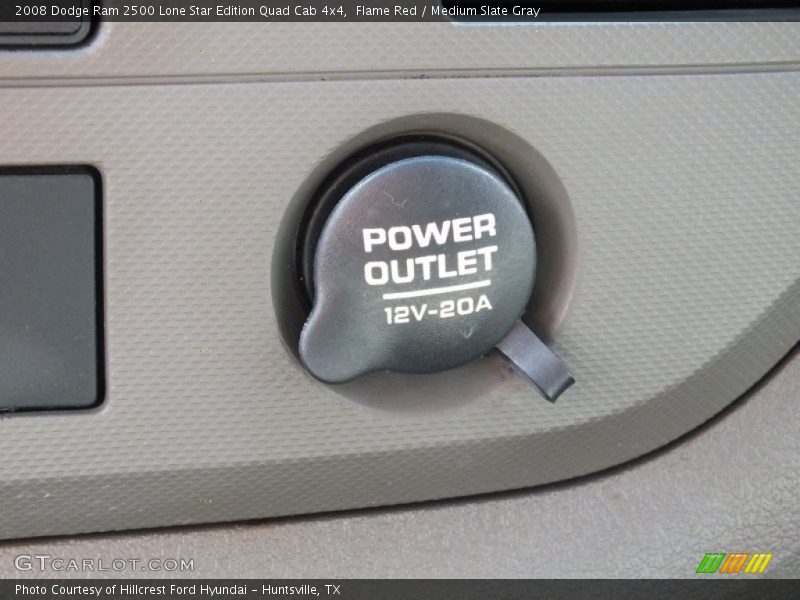 Flame Red / Medium Slate Gray 2008 Dodge Ram 2500 Lone Star Edition Quad Cab 4x4