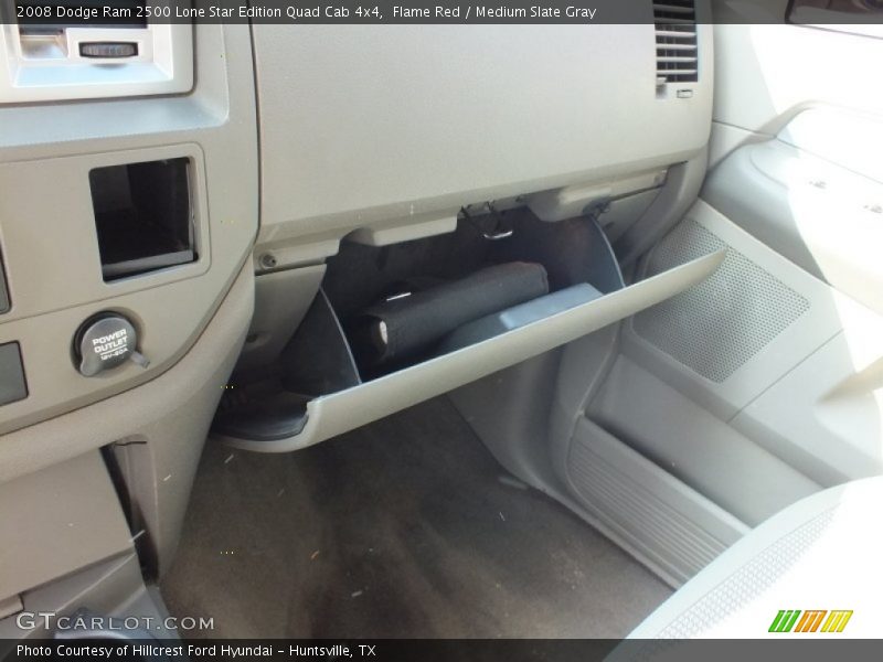 Flame Red / Medium Slate Gray 2008 Dodge Ram 2500 Lone Star Edition Quad Cab 4x4