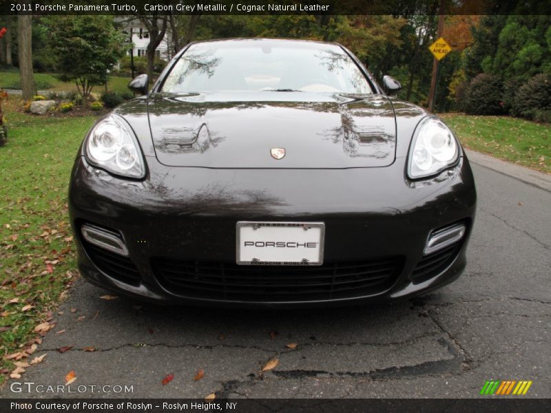 Carbon Grey Metallic / Cognac Natural Leather 2011 Porsche Panamera Turbo