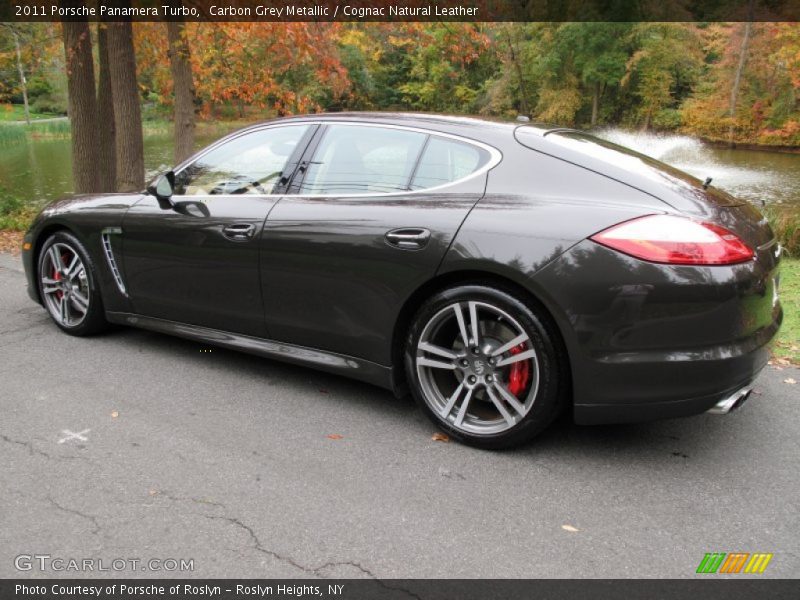 Carbon Grey Metallic / Cognac Natural Leather 2011 Porsche Panamera Turbo