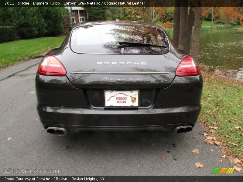 Carbon Grey Metallic / Cognac Natural Leather 2011 Porsche Panamera Turbo