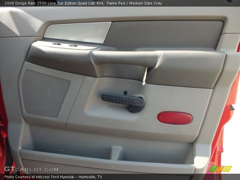 Flame Red / Medium Slate Gray 2008 Dodge Ram 2500 Lone Star Edition Quad Cab 4x4