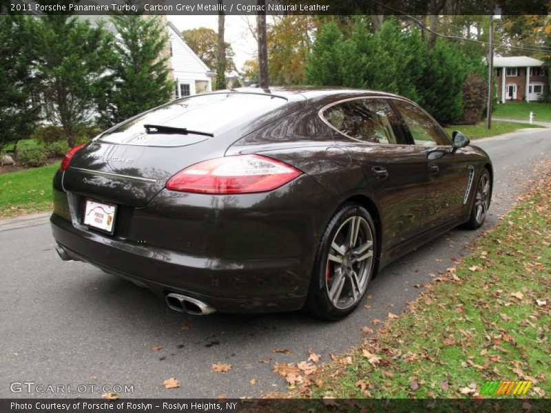 Carbon Grey Metallic / Cognac Natural Leather 2011 Porsche Panamera Turbo