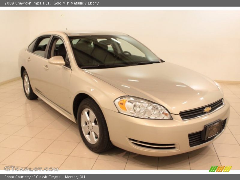 Gold Mist Metallic / Ebony 2009 Chevrolet Impala LT