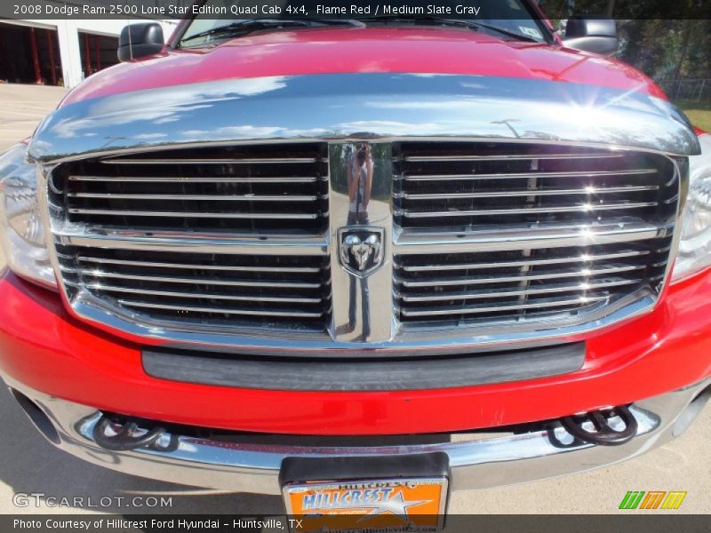Flame Red / Medium Slate Gray 2008 Dodge Ram 2500 Lone Star Edition Quad Cab 4x4