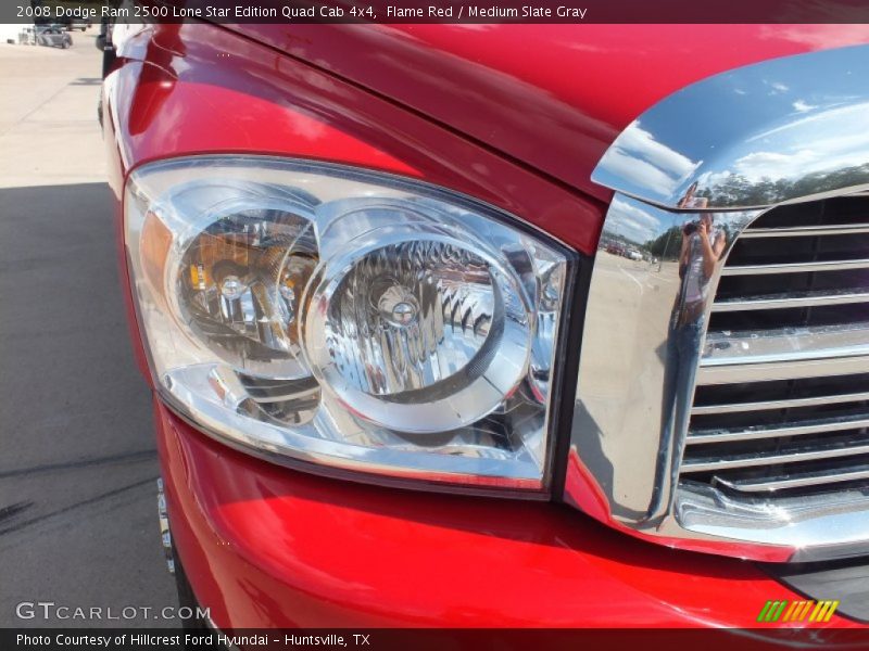 Flame Red / Medium Slate Gray 2008 Dodge Ram 2500 Lone Star Edition Quad Cab 4x4