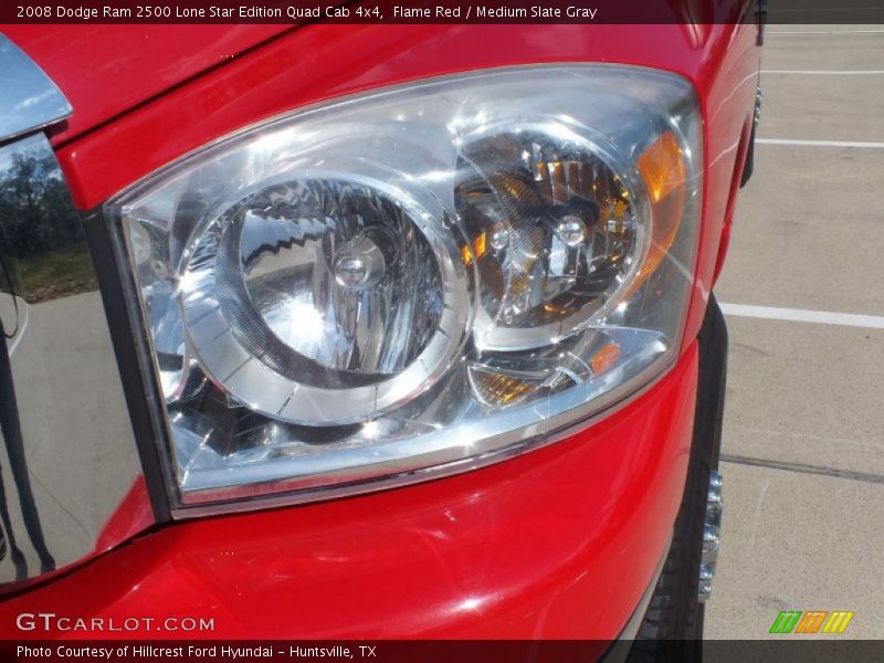 Flame Red / Medium Slate Gray 2008 Dodge Ram 2500 Lone Star Edition Quad Cab 4x4