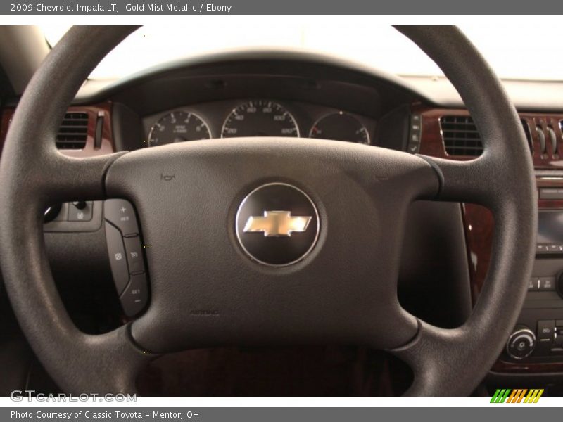 Gold Mist Metallic / Ebony 2009 Chevrolet Impala LT