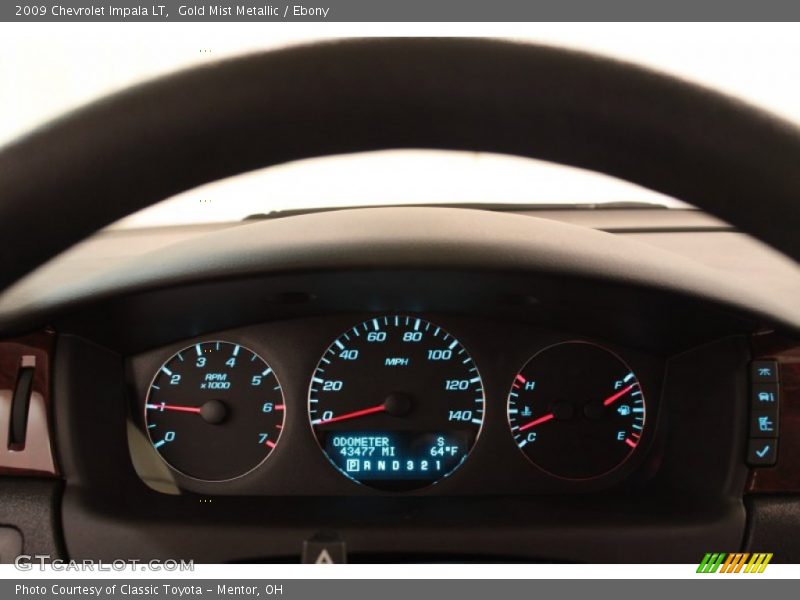 Gold Mist Metallic / Ebony 2009 Chevrolet Impala LT