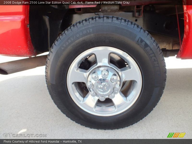 Flame Red / Medium Slate Gray 2008 Dodge Ram 2500 Lone Star Edition Quad Cab 4x4