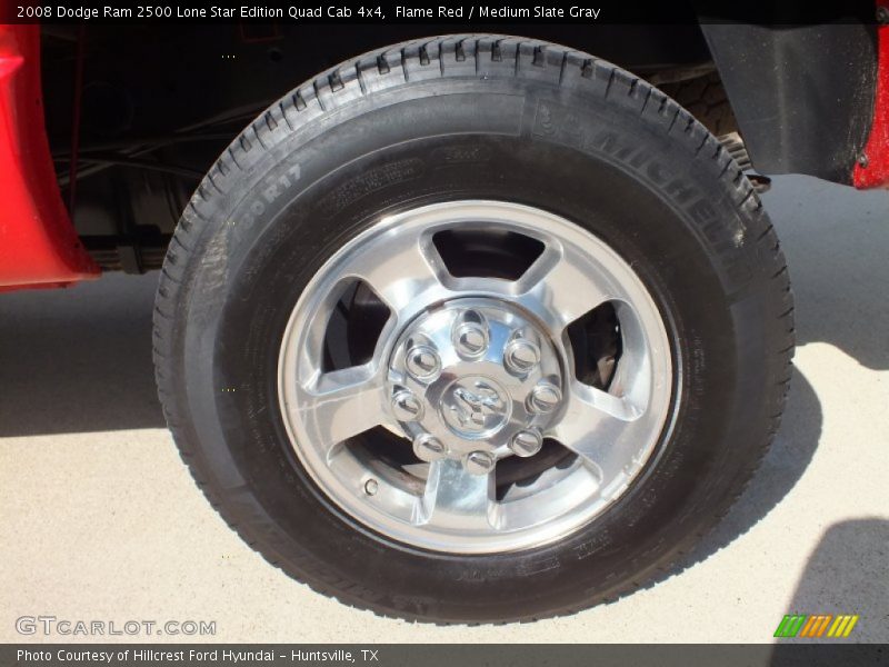 Flame Red / Medium Slate Gray 2008 Dodge Ram 2500 Lone Star Edition Quad Cab 4x4