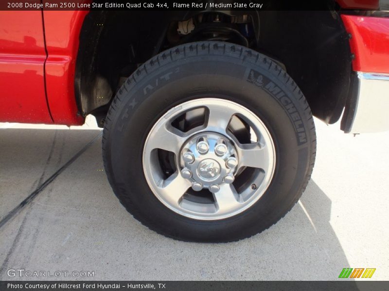 Flame Red / Medium Slate Gray 2008 Dodge Ram 2500 Lone Star Edition Quad Cab 4x4