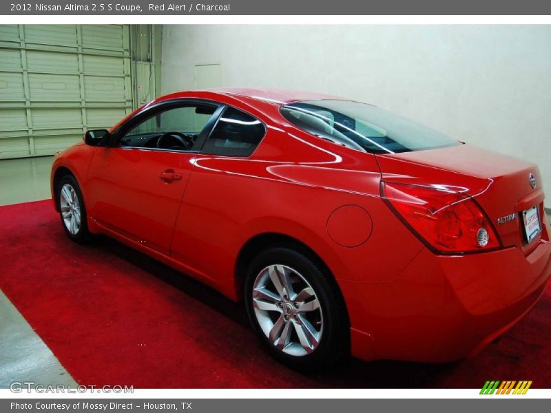 Red Alert / Charcoal 2012 Nissan Altima 2.5 S Coupe