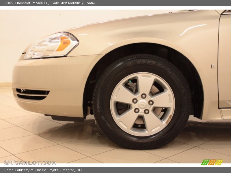 Gold Mist Metallic / Ebony 2009 Chevrolet Impala LT