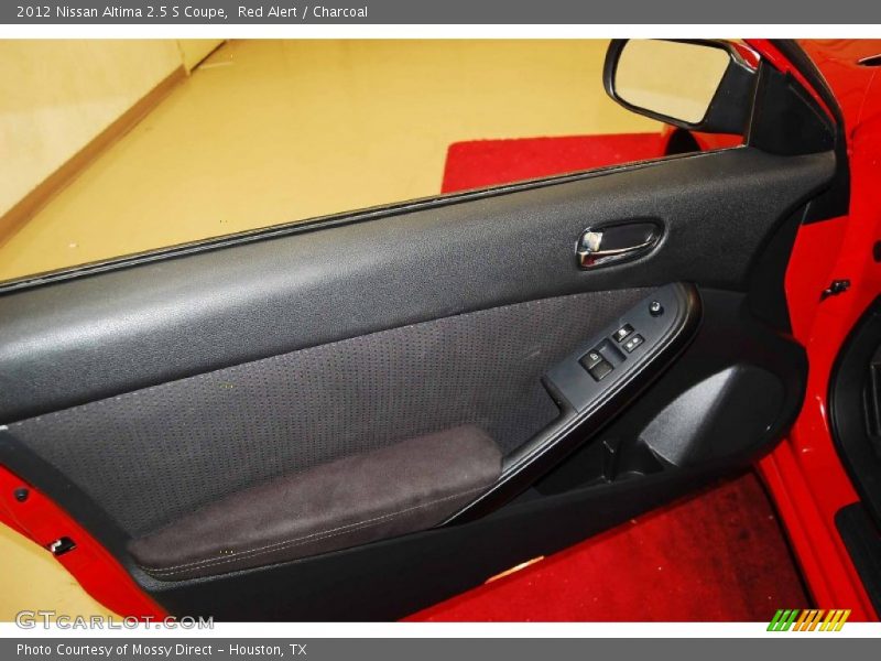 Red Alert / Charcoal 2012 Nissan Altima 2.5 S Coupe
