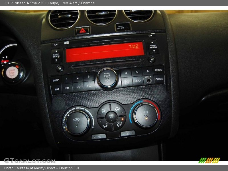 Red Alert / Charcoal 2012 Nissan Altima 2.5 S Coupe