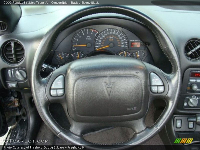  2002 Firebird Trans Am Convertible Steering Wheel