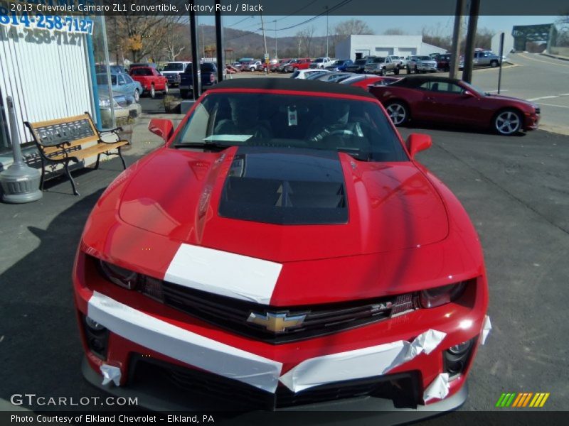 Victory Red / Black 2013 Chevrolet Camaro ZL1 Convertible