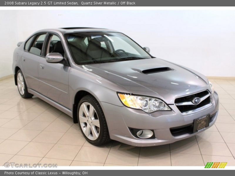 Quartz Silver Metallic / Off Black 2008 Subaru Legacy 2.5 GT Limited Sedan