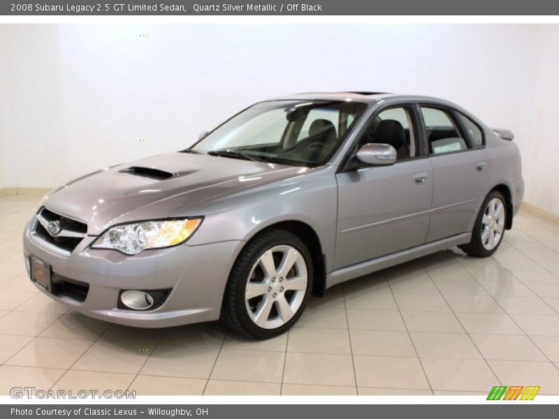 Quartz Silver Metallic / Off Black 2008 Subaru Legacy 2.5 GT Limited Sedan