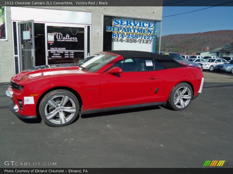 Victory Red / Black 2013 Chevrolet Camaro ZL1 Convertible