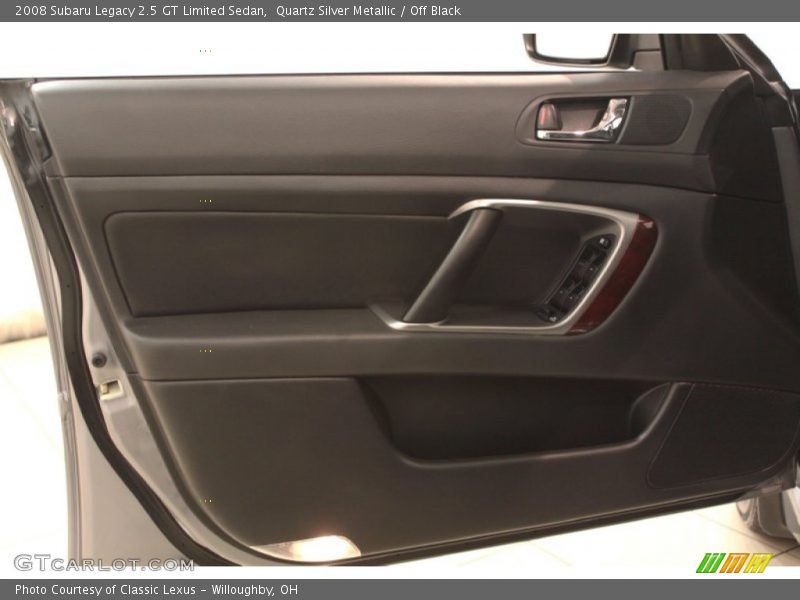 Quartz Silver Metallic / Off Black 2008 Subaru Legacy 2.5 GT Limited Sedan