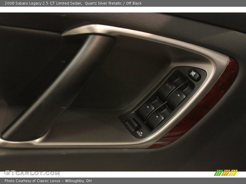 Quartz Silver Metallic / Off Black 2008 Subaru Legacy 2.5 GT Limited Sedan