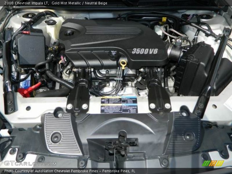 Gold Mist Metallic / Neutral Beige 2008 Chevrolet Impala LT