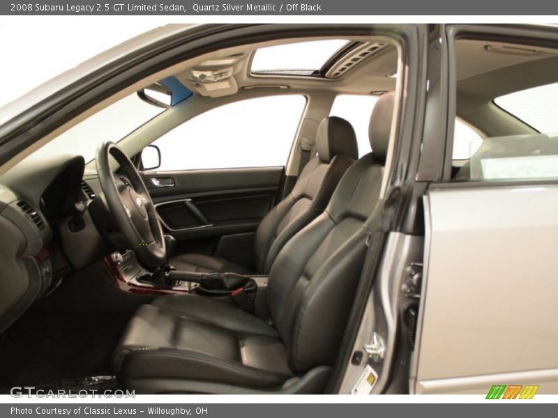 Quartz Silver Metallic / Off Black 2008 Subaru Legacy 2.5 GT Limited Sedan
