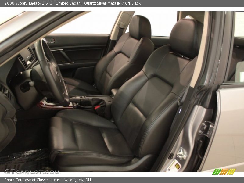 Quartz Silver Metallic / Off Black 2008 Subaru Legacy 2.5 GT Limited Sedan