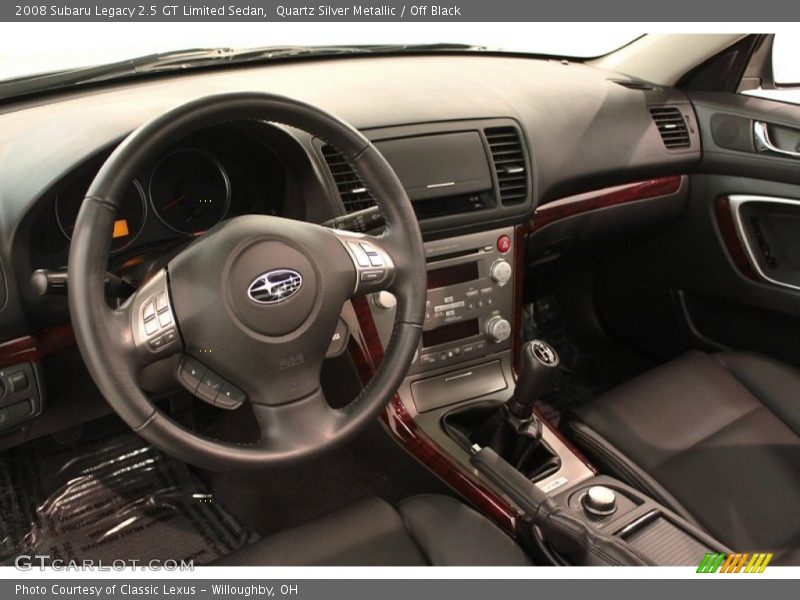 Quartz Silver Metallic / Off Black 2008 Subaru Legacy 2.5 GT Limited Sedan