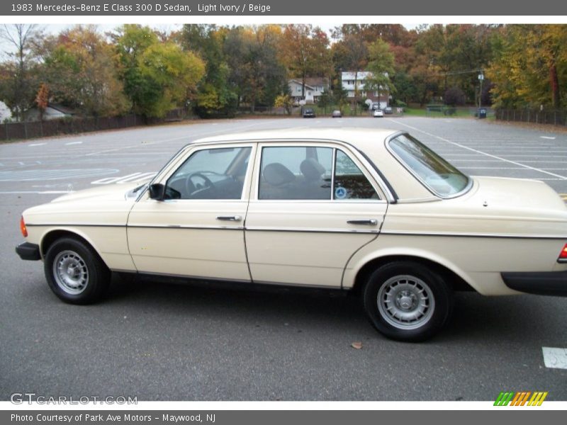 Light Ivory / Beige 1983 Mercedes-Benz E Class 300 D Sedan