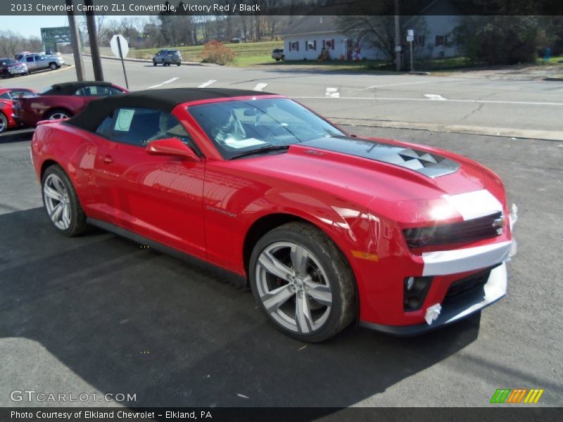 Front 3/4 View of 2013 Camaro ZL1 Convertible