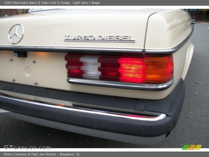 Light Ivory / Beige 1983 Mercedes-Benz E Class 300 D Sedan