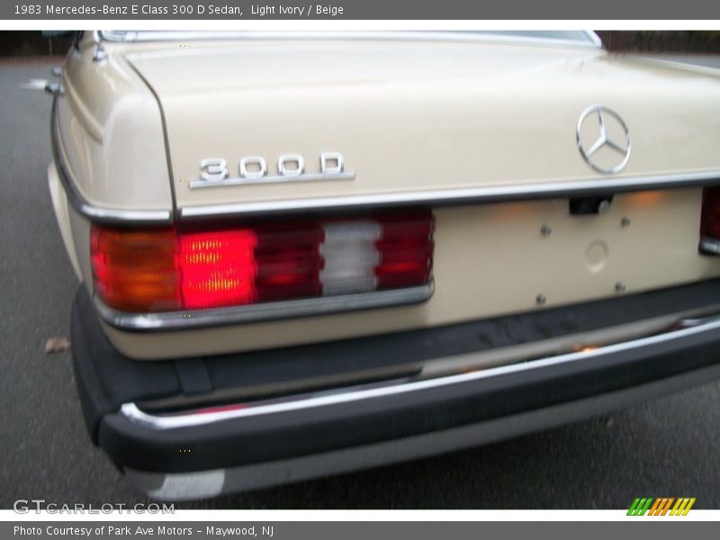 Light Ivory / Beige 1983 Mercedes-Benz E Class 300 D Sedan