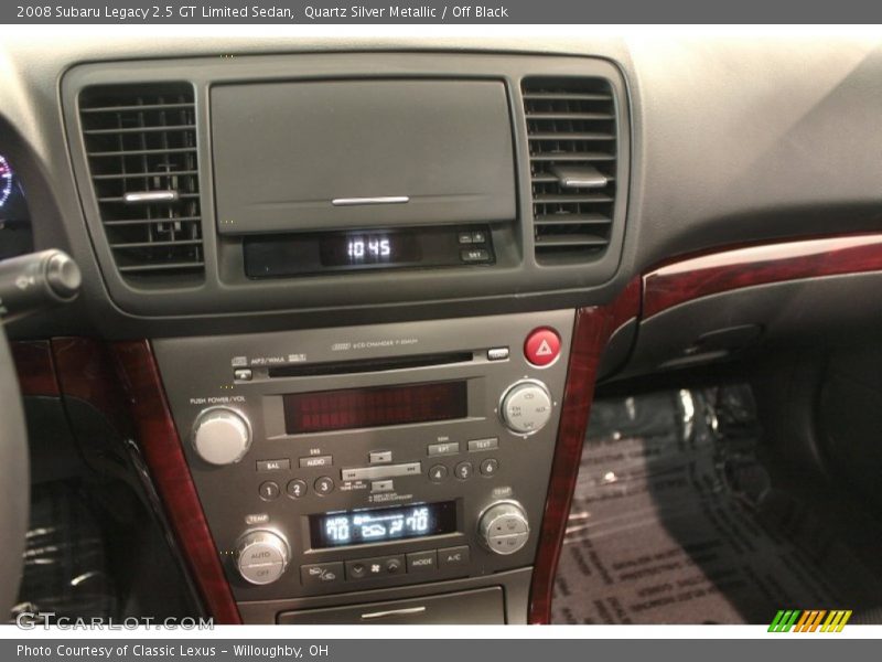 Quartz Silver Metallic / Off Black 2008 Subaru Legacy 2.5 GT Limited Sedan