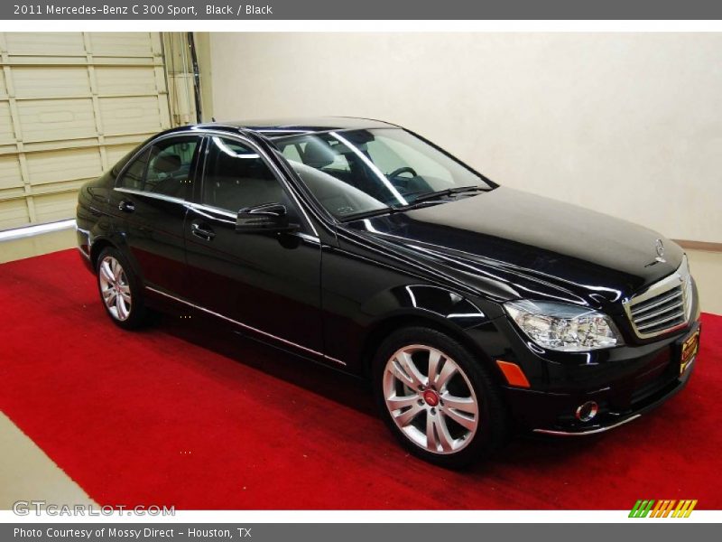 Black / Black 2011 Mercedes-Benz C 300 Sport