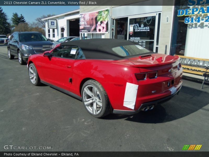 Victory Red / Black 2013 Chevrolet Camaro ZL1 Convertible