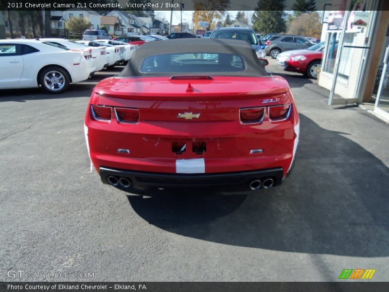 Victory Red / Black 2013 Chevrolet Camaro ZL1 Convertible