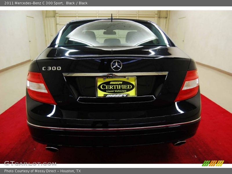 Black / Black 2011 Mercedes-Benz C 300 Sport