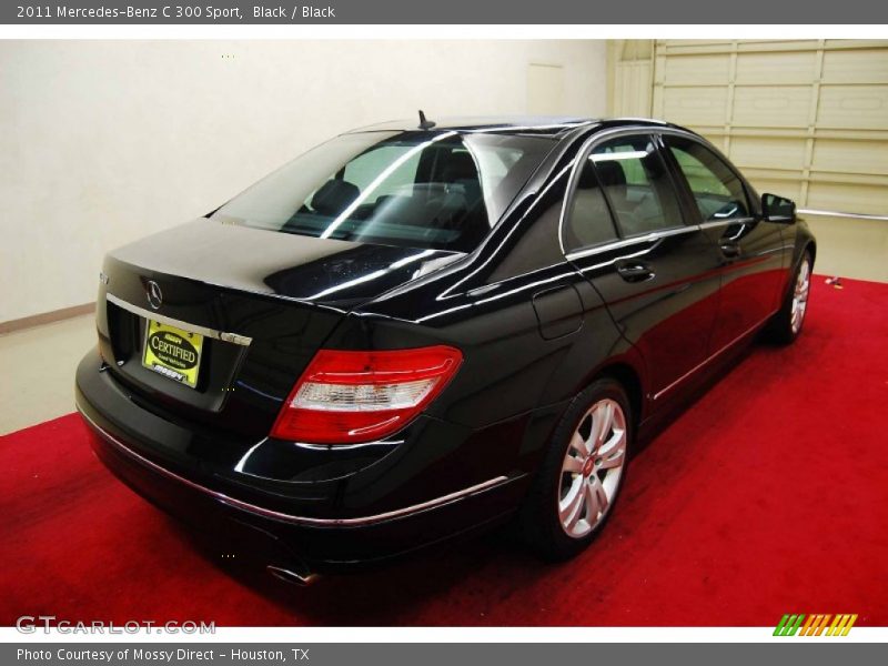 Black / Black 2011 Mercedes-Benz C 300 Sport